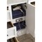 James Martin Vanities De Soto 118in Double Vanity Set, Bright White w/ 3 CM Carrara Marble Top 825-V118-BW-DU-CAR - alternate 5